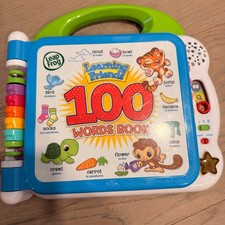 LeapFrog Learning Friends 100 Words Book Bilingual English Spanish Interactive