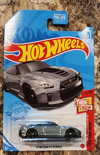 NIP HOT WHEELS GRAY '17 NISSAN GT-R [R35} Then & Now Series #2/10 79/250