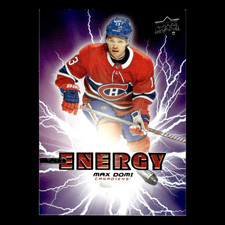 Max Domi #PE-6 2019 Upper Deck Pure Energy Montreal Canadiens Hockey Card NHL NM