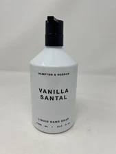 Hampton & Hudson VANILLA SANTAL Hand Soap 21.5 Fl Oz Free Ship!