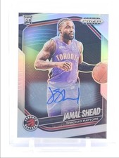 JAMAL SHEAD 2024-25 PANINI PRIZM BLACK ROOKIE SILVER RAPTORS A RC AUTO Q6846