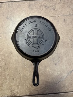 Griswold No.6 Large Block Logo With Heat Ring