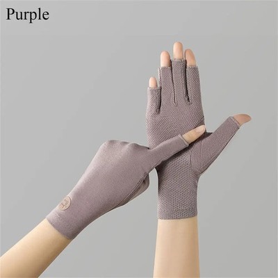 Sonnenschutz Handschuhe Rutschfest Elastisch Dünn Leicht Outdoor Unisex