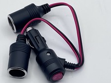 Car Cigarette Lighter Splitter, 12v Splitter Adapter