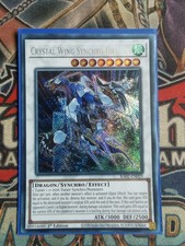 Crystal Wing Synchro Dragon RA02-EN029 Secret Rare Near Mint 1st Ed Yugioh