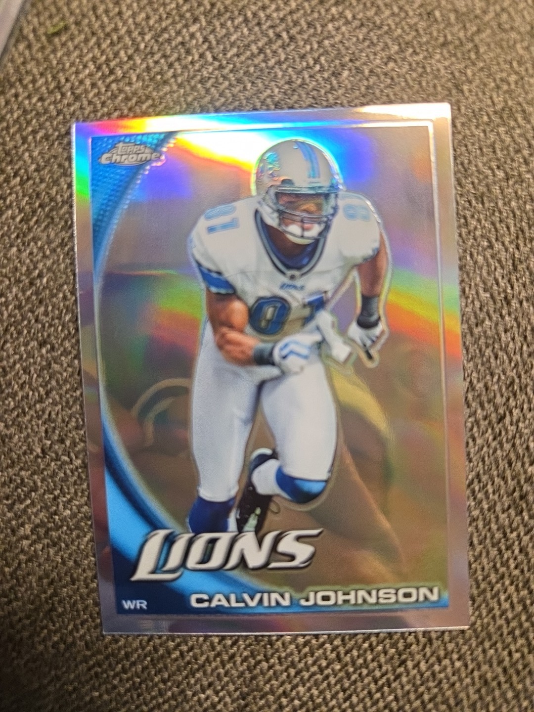 2010 Topps Chrome Calvin Johnson #C193 Refractor