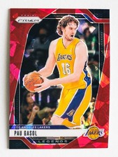 PAU GASOL 2024-25 Panini Prism Legends Red Ice Prizm #281 Los Angeles Lakers