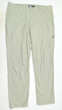 The North Face Granite Bluff Hiking Pants Mens 36 Beige Khaki Nylon Stretch Slim