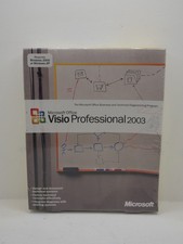 NEW SEALED Microsoft Office Visio Professional 2003 RETAIL Box