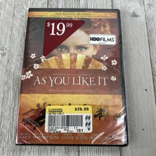 As You like It (DVD, 2006) HBO Shakespeare