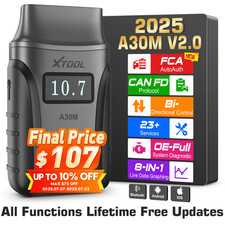 XTOOL A30M V2.0 Bidirectional Scan Tool Diagn...
