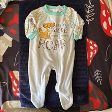 Disney Lion King Simba Infant Footed Pajamas Size 6-9 Months Sleeper Outfit