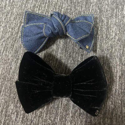 Alexandre De Paris Ribbon Barrette Set Of 2