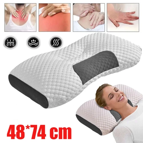 Kopfkissen Orthopädisches Kissen Ergonomisches Nackenkissen Kopfkissen Kissen DE - Bild 2 von 19