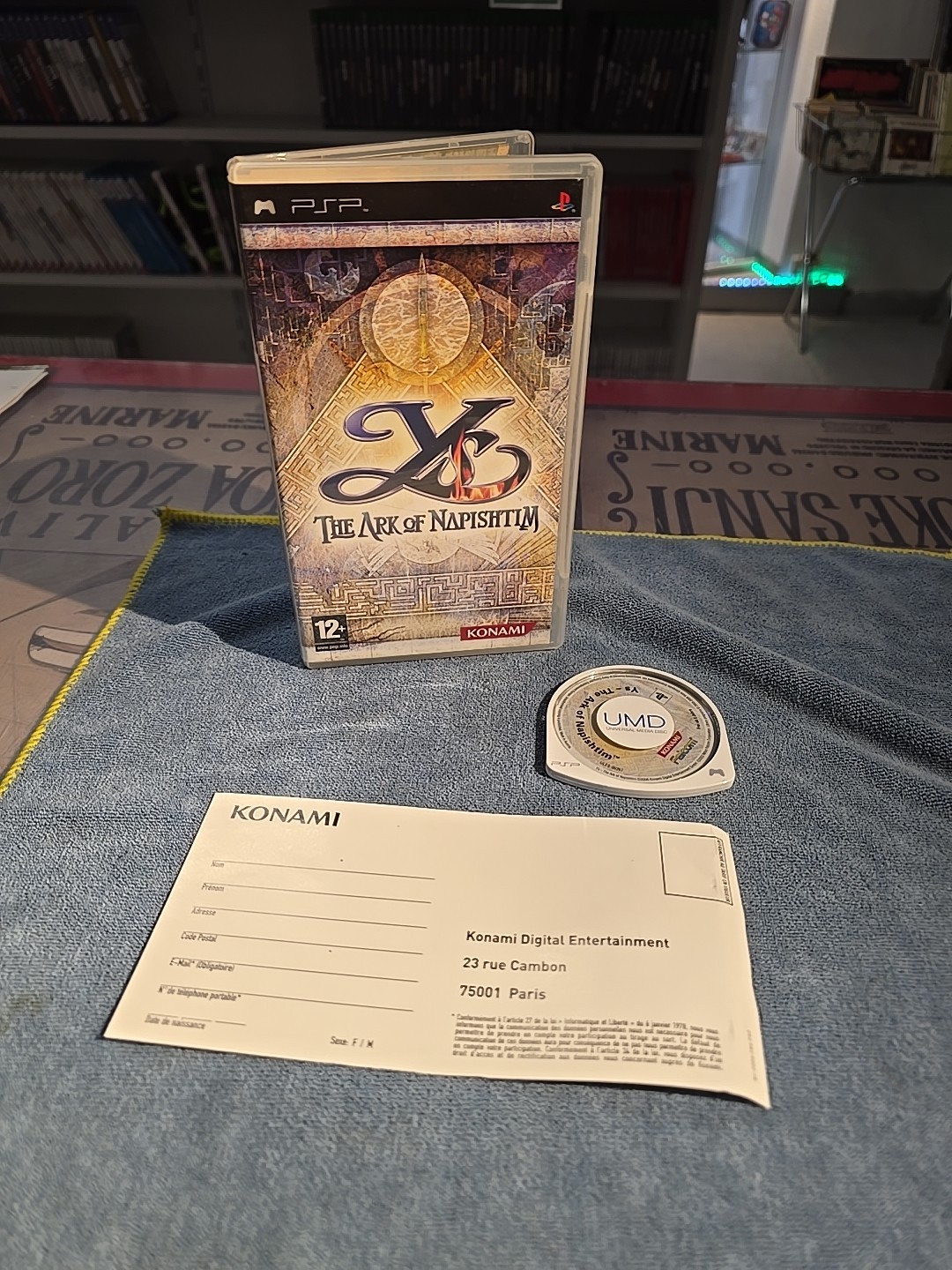 Ys The Ark of Napishtim Sony PSP En Bon État Sans Notice