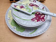 Limoges France 8 Piece Cake Set (unused)