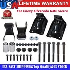 Rear Leaf Spring Hanger Bracket and Shackle Kit For Chevy Silverado GMC Sierra