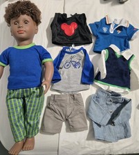 Our Generation MALIK 18" Dark Skin Boy Doll With Clothes Simular AMERICAN GIRL