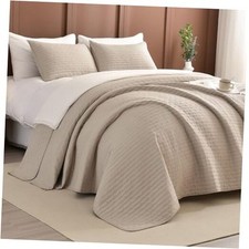 Cal King Quilt Set 120"x120", 100 Oversized King 120"x120" Linen Cross