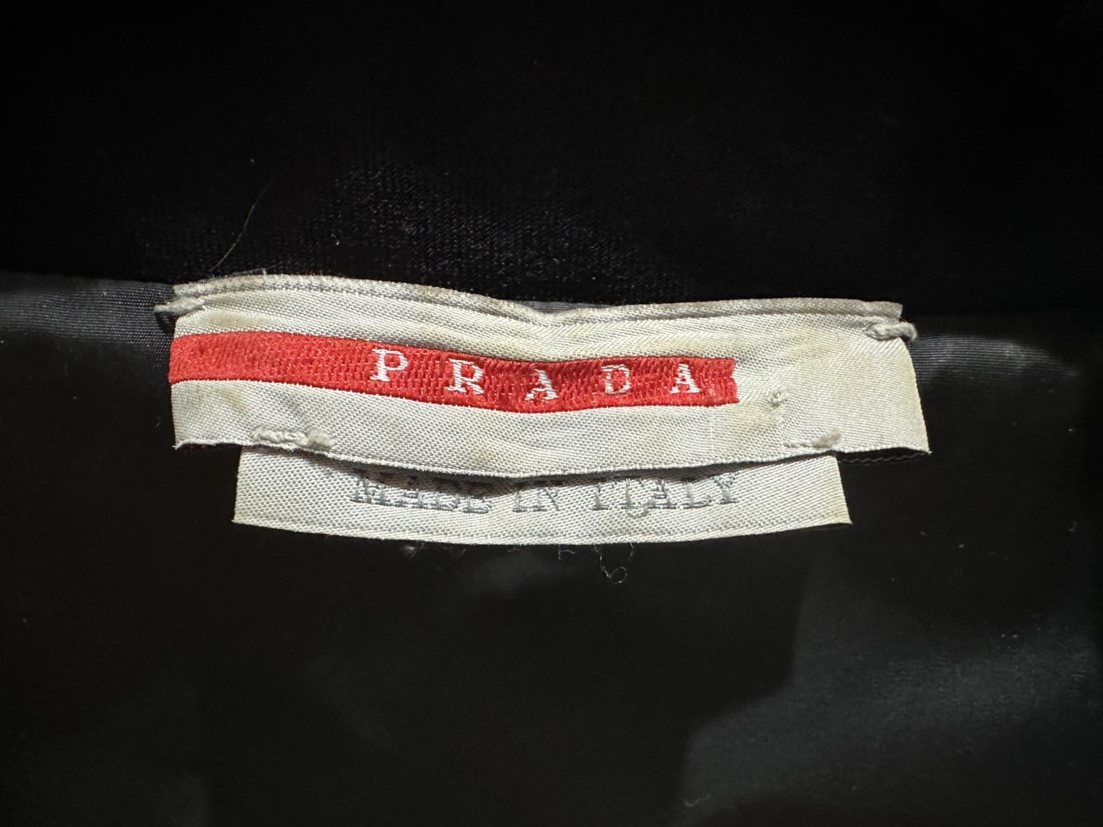 Authentic Prada Black Jacket, Size Small - image 4
