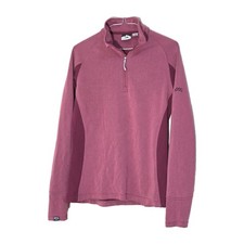 Sport Tek Womens Long Sleeve Sport Stretch Half Zip Small Read Description