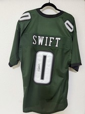 Philadelphia Eagles Swift Autographed Jersey JSA Authenticated Football