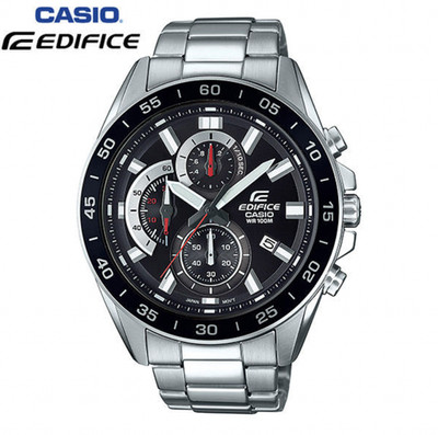 Casio Edifice EFV-550D-1A Herren Chronograph Analog Sport Elegant Edelstahl Uhr
