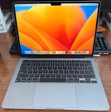 Apple MacBook Air 13" (M2, 16GB, 512GB) Gray - Excellent Mint Cond - 100% Batt
