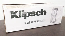 Klipsch R-2650-W II In-Wall Speaker ~ White, New in Box.