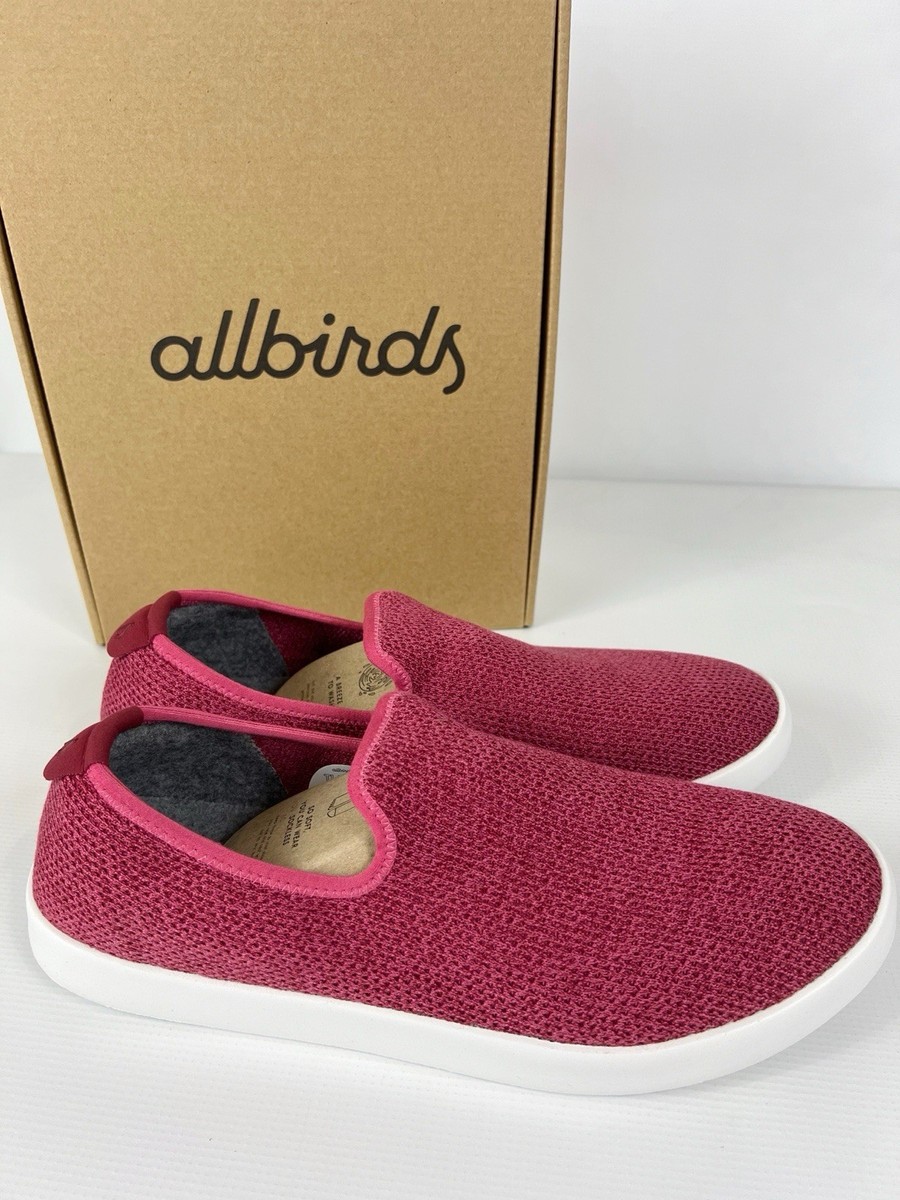 Allbirds (13) Mens Tree Loungers Lux Pink Mesh Loafers Shoes  display picture 2