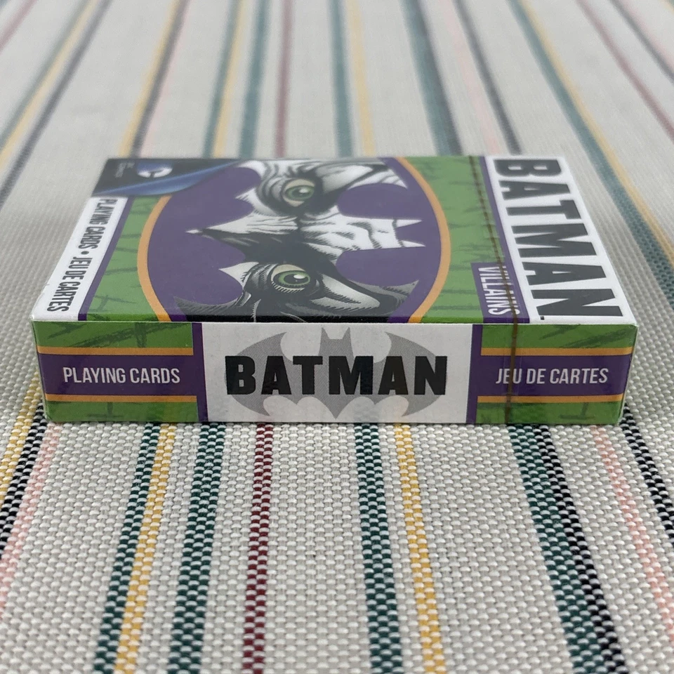 DC Comics Batman Villains Playing Cards Deck 52 Images Aquarius New Sealed Set - Image 4 of 4