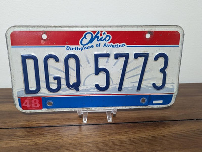 Ohio License Plate #DCQ5773 Free Shipping