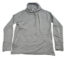 North Face Funnel Neck Sweatshirt Womens S Gray Cowl Pullover Athleisure Minimal