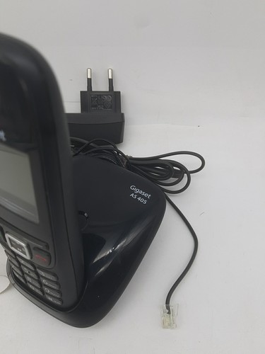 TELEFONI CORDLESS DUO GIGASET AS 405, COMPLETI DI BASI, USATI - Zdjęcie 2 z 4