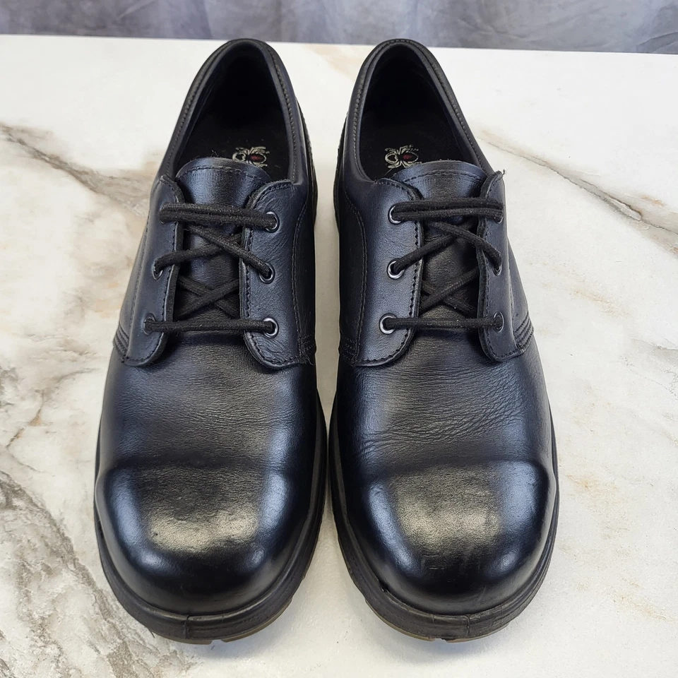 Zapatos de trabajo Redback Oxford con puntera de acero resistentes al aceite y al ácido para hombre EE. UU. 11,5 negros Foto 4 de 4