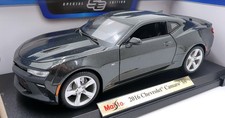 Maisto 1/18 Scale Diecast 46629 - 2016 Chevrolet Camaro SS - Metallic Grey