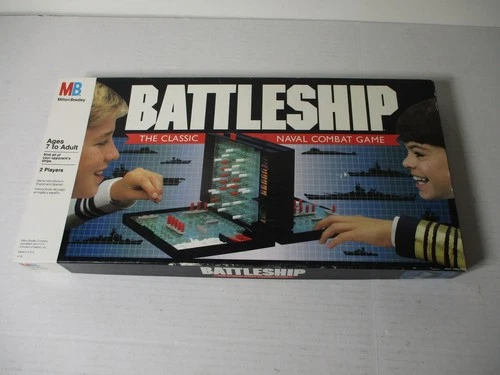 VINTAGE Battleship COMPLETE Milton Bradley 1990 90s War Classic Board Game