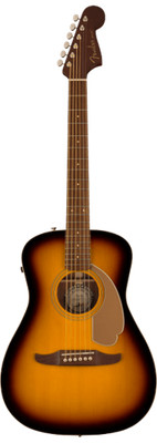 Fender California Series Malibu Player Parlor Acoustic Electric, Sunburst
