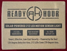 Ready Hour Solar-Powered 212 LED Motion Sensor Light