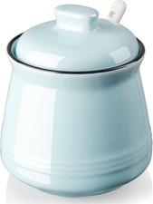 Turquoise Kitchen Decor and Accessories, Sugar Jar Sugar Dispenser Bowl, Su