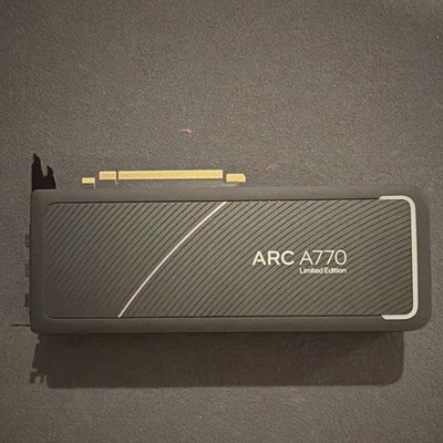 Intel Arc A770 Limited Edition GPU, PCIe x16, HDMI/DP, Multi-Monitor