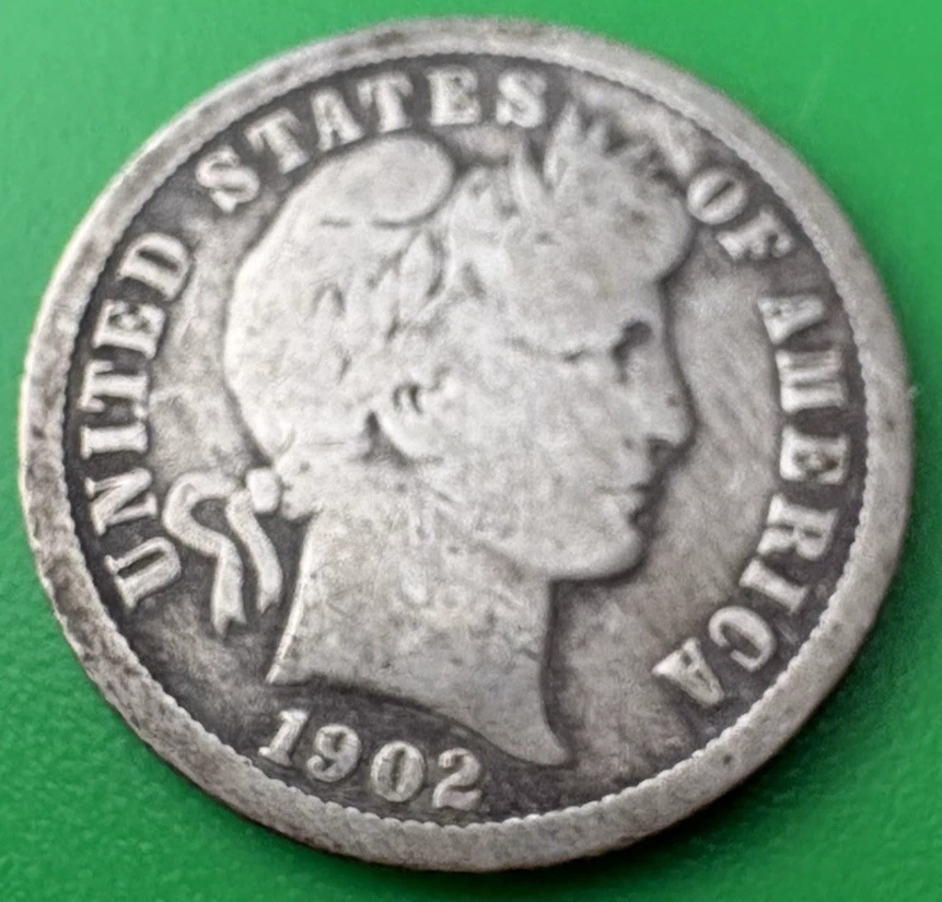 25+ 1902 Year Silver Barber Dimes (1892-1916) for sale | Updated