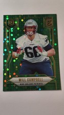 2025 Panini Donruss Elite - Rookies Will Campbell #126 Green Disco (RC)