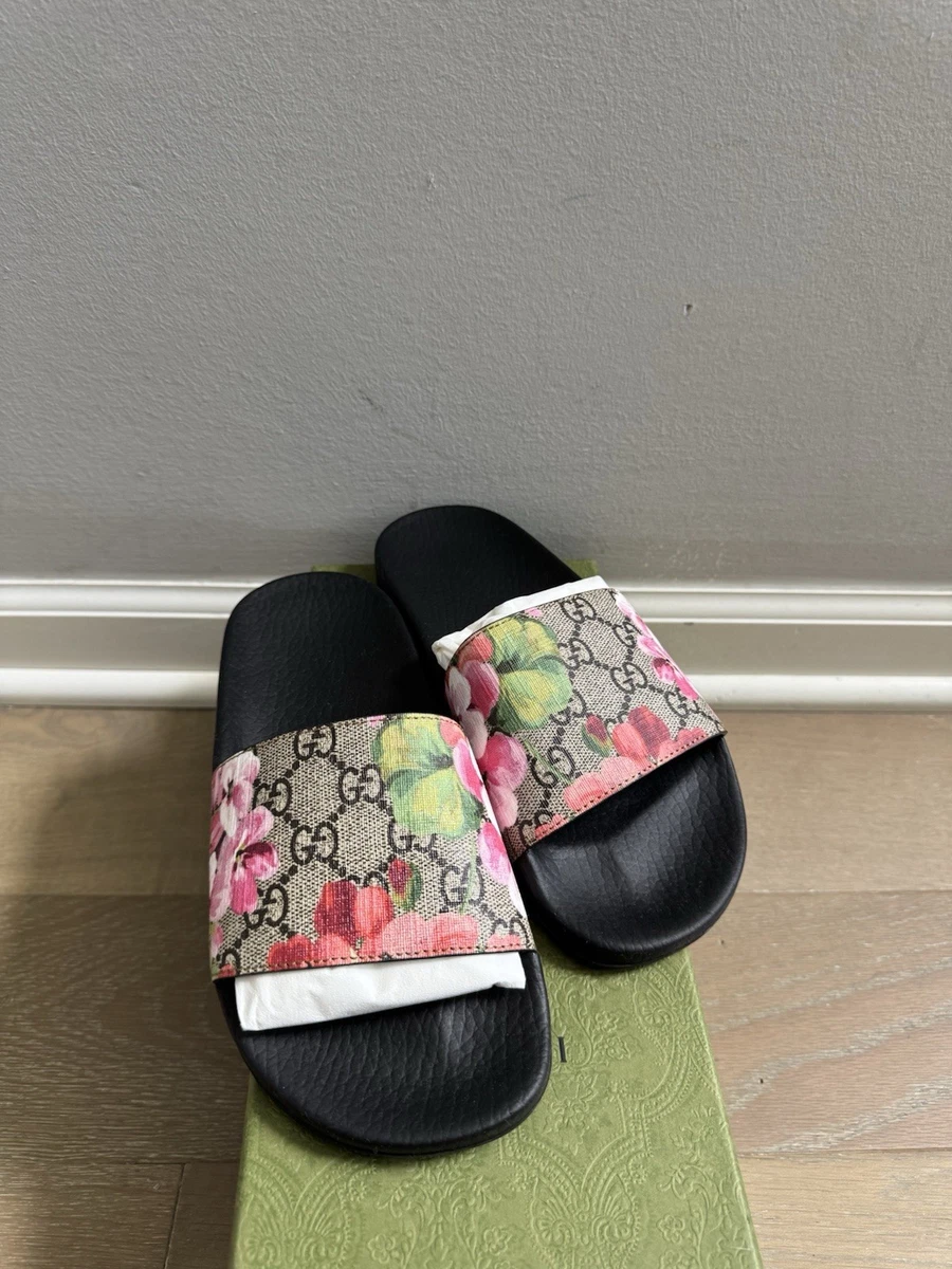 Gucci Flat (Under 1 in) Floral Sandals for Women for sale | eBay