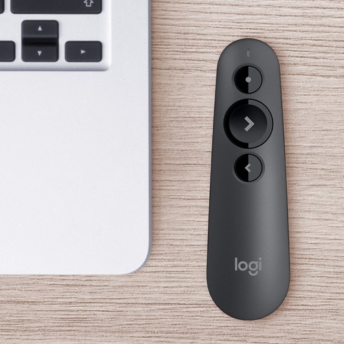 Logitech R500s Laser Presentation Remote, Bluetooth, USB-A Receiver, Presentatio - Picture 7 of 8
