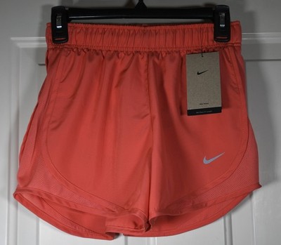 NWT Nike Dri-FIT Tempo Mid-Rise Brief-Lined Women's XS Magic Ember 3'' Shorts