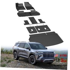 Cartist Floor Mats  Cargo Liner with Backrest 3 Chevy Traverse  24-26  Full set