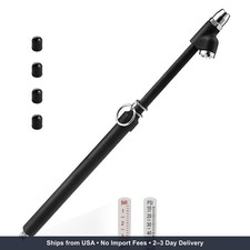 Dual Head Tire Pressure Gauge, Heavy Duty Extended Tube Pen Air Gauges Range 10-