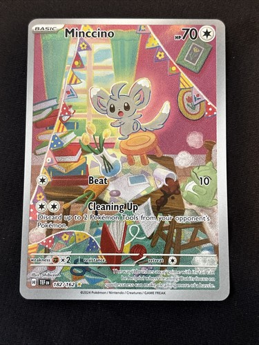 Minccino 182/162 SV05: Temporal Forces Holo Pokémon TCG - NM
