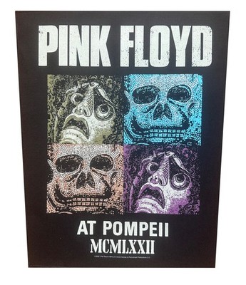 Large Pink Floyd Mosaics Printed Sew On Battle Jacket Back Patch - OFFICIAL